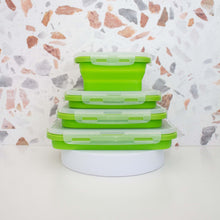 Cargar imagen en el visor de la galería, Set tuppers plegables